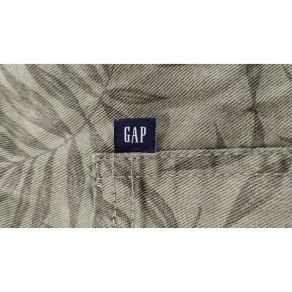 GAP Shorts Womens XXL Green Light Dark Leaf 45 Inch Waist - Picture 4 of 10